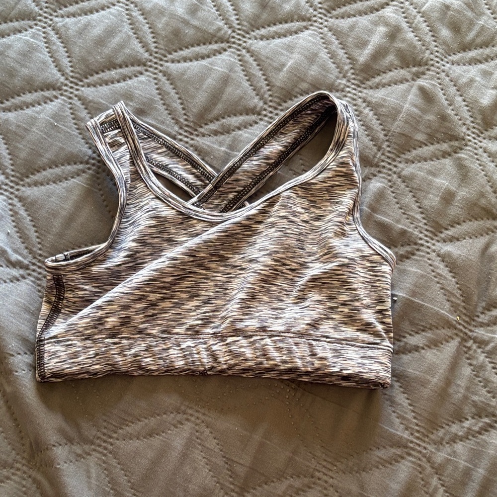 Kids' Gray Sports Bra